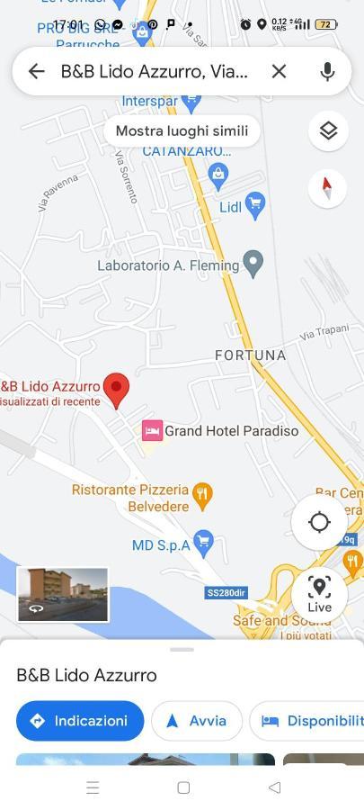 B&B Lido Azzurro Катандзаро Экстерьер фото